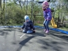 Kinder trampoli